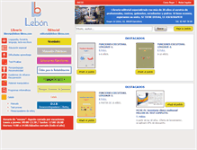 Tablet Screenshot of lebon-libros.com